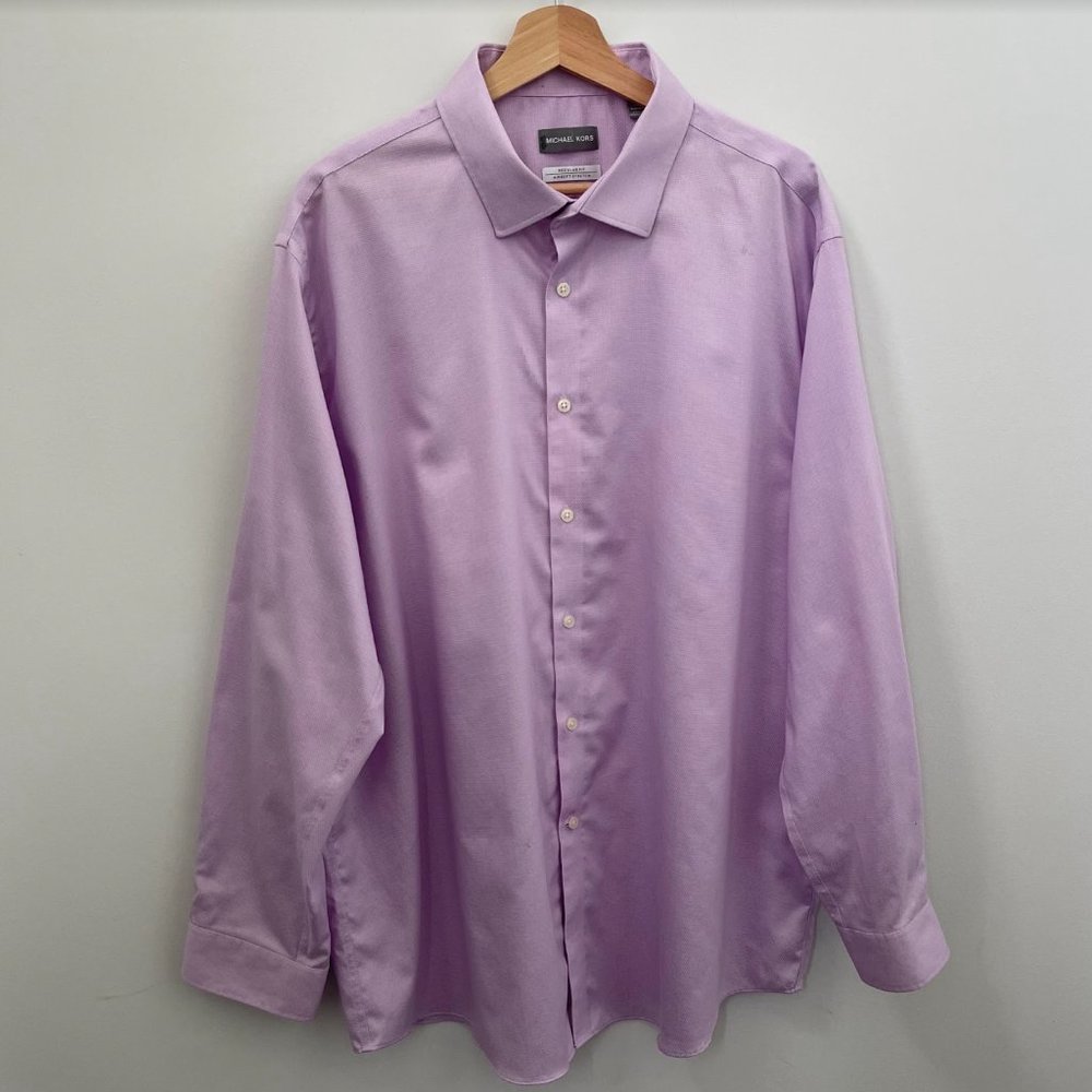 Michael Kors Purple Button Down